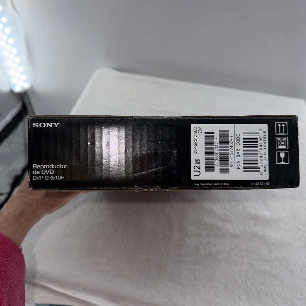 Sony DVP-SR510H Upscaling HDMI 1080p Full HD DVD Player Factory Sealed NIB
